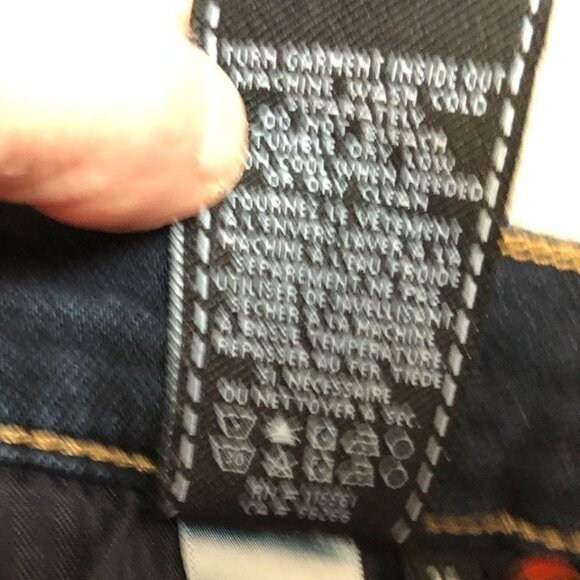 7 For All Mankind Women's Jeans Size 25 Skinny Fit Dark Wash Stretch Cotton Blen - Picture 9 of 13